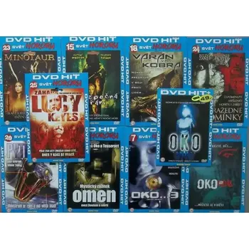 DVD film Kolekce DVD HIT - svět hororu - 10x DVD
