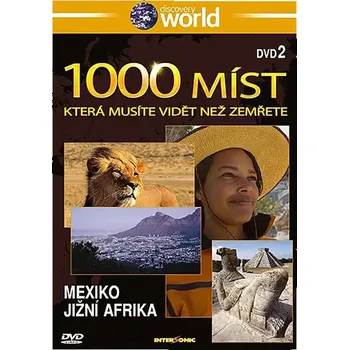 DVD film 1000 míst která musíte vidět než zemřete 2 - Mexiko, Jižní Afrika - DVD