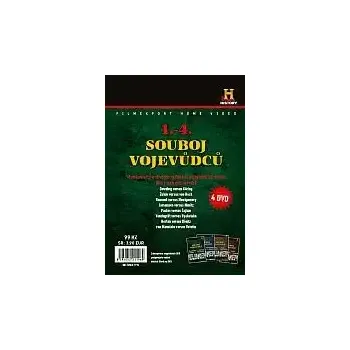 DVD film Souboj vojevůdců - 1-4 - 4x DVD - papírové pošetky