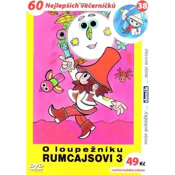 DVD film 60 večerníčků - 38 - O loupežníku Rumcajsovi 3 - DVD/bazarové zboží/ pošetka