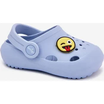 Chlapecké bačkory Boto Dětské Pěnové Pantofle S Potiskem Modré LEMIGOSE 880 Boto světle modrá 3335085