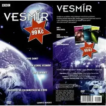 DVD film Vesmír - komplet 3 DVD