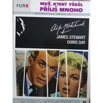 DVD film Muž, který věděl příliš mnoho - DVD digipack - bazarové zboží