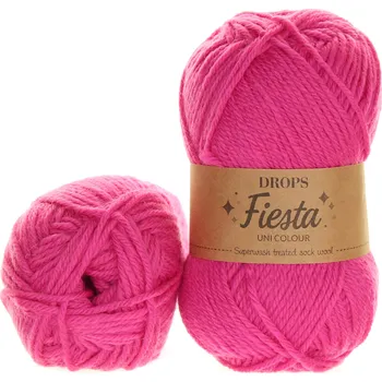 Příze Drops Fiesta uni colour 11 růžová