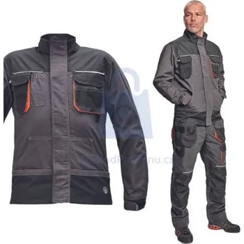 pracovní bunda Bunda pracovní EMERTON PLUS, CERVA antracit/oranžová, 58, balení 1 ks