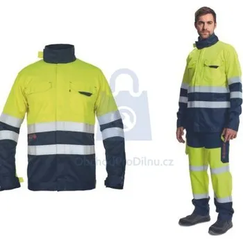 pracovní bunda Bunda pracovní MULTINORM STRING PM HV, CERVA žlutá/navy, XS, balení 1 ks