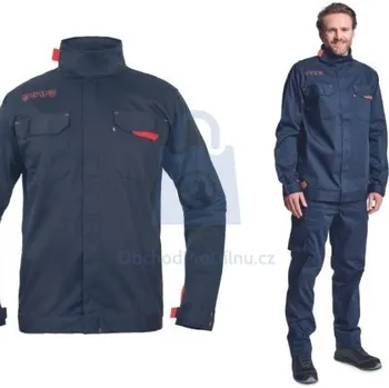 pracovní bunda CERVA DARK PM / Multinormní pracovní bunda - námořní modrá L