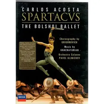 DVD film Spartacvs: The bolshoi ballet - Carlos Acosta ( plast ) DVD