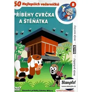 60 večerníčků - 8 - Příběhy cvrčka a štěňátka ( pošetka ) DVD