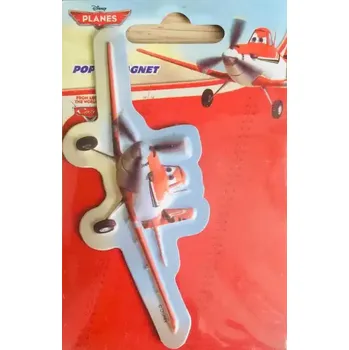 magnetka pro dítě Magnetka Letadla Disney - červená