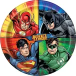 Papírové party talíře Liga Spravedlnosti 23 cm 8ks