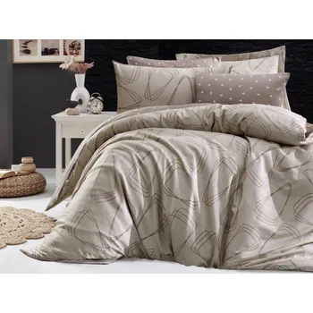 Dekorativní polštářek Saténový dekorační polštářek 40x40 Rovena mocca DUO