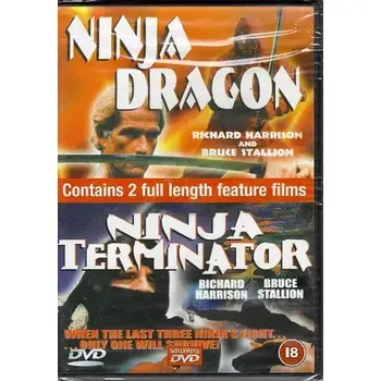 DVD film 2x DVD Ninja Dragon / Ninja Terminator ( originální znění ) plast DVD