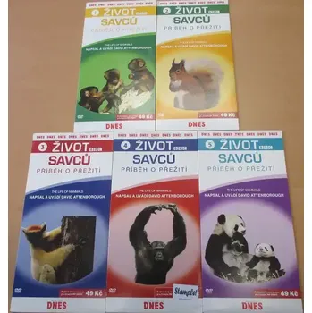 DVD film Kolekce Život savců - 5 DVD
