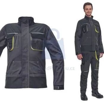 pracovní bunda Bunda pracovní EMERTON, CERVA antracit/žlutá, 66, balení 1 ks