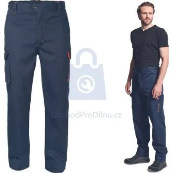 montérky Kalhoty pracovní do pasu MULTINORM HYPER PM, CERVA navy, M, balení 1 ks