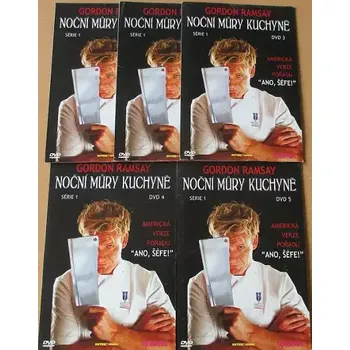 DVD film Kolekce Gordon Ramsey, noční můry kuchyně - 5DVD