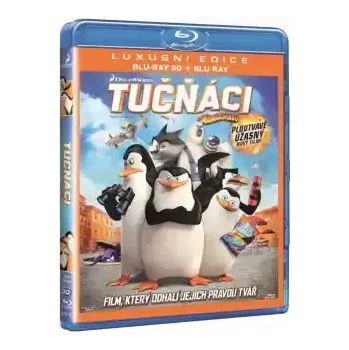 Blu-ray film Tučňáci z Madagaskaru - Blu-ray 3D + Blu-ray
