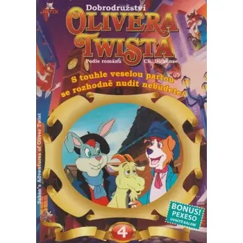 DVD film Dobrodružství Olivera Twista 4 - DVD
