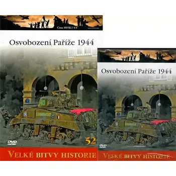DVD film Velké bitvy historie 52 - Osvobození Paříže 1944 (časopis + DVD)