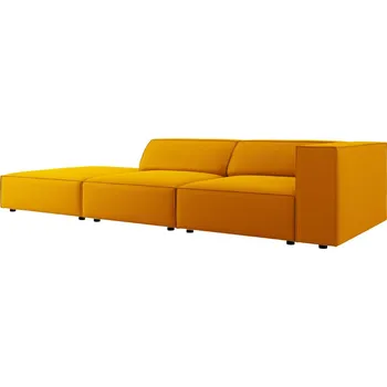 Pohovka Cosmopolitan Design Sametová pohovka Arendal 262 cm, levá