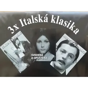 DVD film 3x Italská klasika - kolekce - DVD