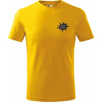 Chlapecké tričko ON-DESIGN Dětské triko s vlastním potiskem Velikost: 122 cm/6 let, Umístění potisku: levé prso, Barva: žlutá