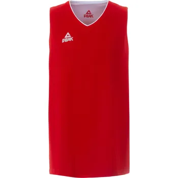 PEAK Pánský basketbalový oboustranný dres L BÍLÁ|ČERVENÁ