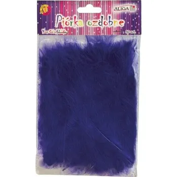 ALIGA peříčka P-062 50ks fialová