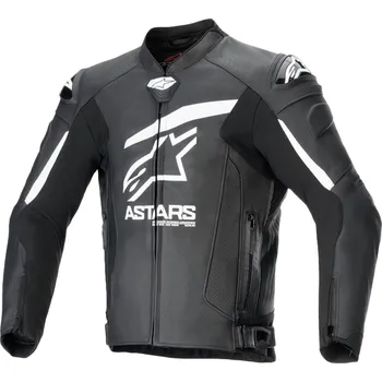 Moto bunda Kožená bunda na motorku Alpinestars GP plus R 4 Airflow černo-bílá