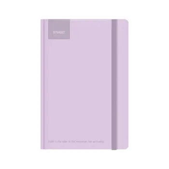 Blok Blok PASTEL A5 linka - Violet s gumou