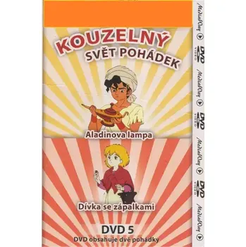 DVD film Kouzelný svět pohádek 5 -Aladinova lampa / Dívka se zápalkami - DVD