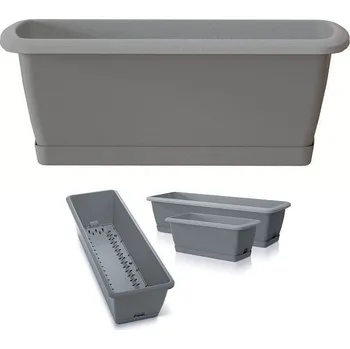 Truhlík Prosperplast Truhlík se zavlažov. systémem RESPANA EASYCARE 59,3 cm - barva: šedý kámen