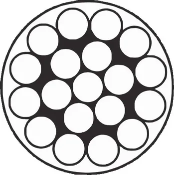 Lany Pozinkované lano potažené PVC 1x19 Lano - průměr: 3 mm, PVC barva: Červená, Průměr včetně PVC: 4 mm