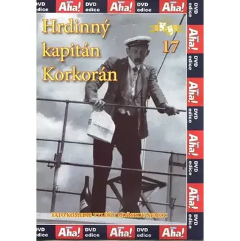 DVD film Hrdinný kapitán Korkorán - Papírová pošetka DVD