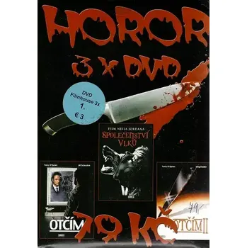 DVD film 3x DVD HOROR - Otčím / Otčím II / Společenství vlků ( pošetky ) DVD