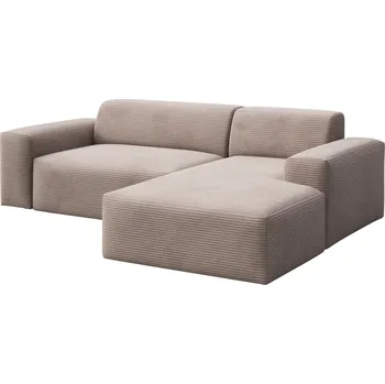 Pohovka Rodier Manšestrová rohová pohovka Villet 250 cm, pravá