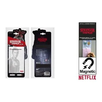 Magnetická kreslící tabulka Magnetický blok NETFLIX - Stranger Things s tužkou