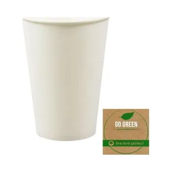 Jednorázové nádobí AX EKO kelímek papírový bílý 500ml 6ks