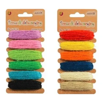 Set školních potřeb Sznurek dekoracyjny 5 kolorów blister 5 m. RT-9094, Aliga