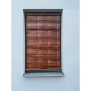 Roleta Vingo Dřevěná roleta do okna - třešeň Šířka rolety: 90 cm, Rozvin rolety: 100 cm Hnědá