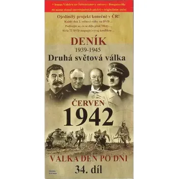 DVD film Deník - Druhá světová válka díl.34 - Červen 1942 - DVD