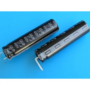 Kondenzátor 27uF/400V - 105°C Elite PZ kondenzátor elektrolytický - rozměrový speciál Pen-Cap- druhý typ