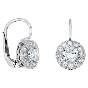 Náušnice JK Zlaté náušnice s přírodními diamanty Diamant 14 kt ZNCS076B-03-1000