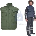 Vesta pracovní TRISTON, CERVA černá, XXL, balení 1 ks