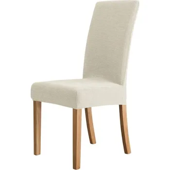 Potah na židli Univerzální napínací potah na židli - Smetanově bílý fleece