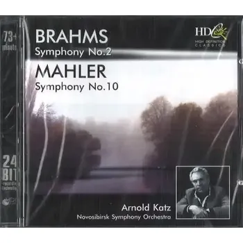 Česká hudba Brahms - Symphony no. 2 / Mahler - Symphony no. 10 - CD