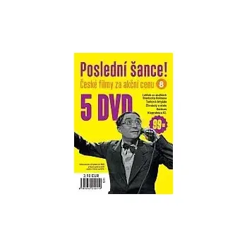 DVD film Poslední šance č. 8 - 5x DVD - papírové pošetky