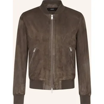 Pánský kabát Arma Pánský Kožený Blouson Didier, černošedá, 48