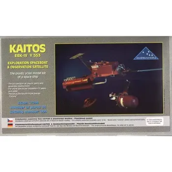 Plastikový model Kaitos EBK-IV Y 553 Průzkumný vesmírný člun Kaitos & pozorovací družice